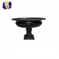 classic cast iron ornamental flower pot