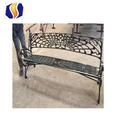 antique cast iron outdoor garden bench seat