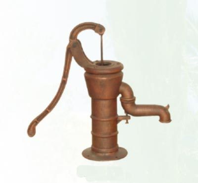 ORNAMENTAL CAST IRON VINTAGE STYLE WATER PUMP GARDEN FEATURE