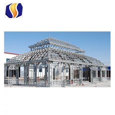 Hot dip galvanized greenhouse steel structure