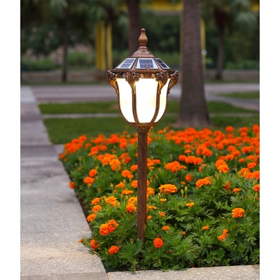 mini type solar engry stree&garden lamp post waterproof