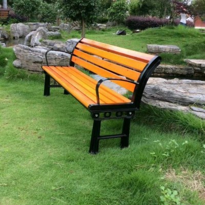 Environmental friendly shape park sit up bench