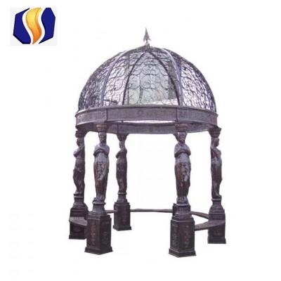 outdoor ornamenta gazebo with metal roof