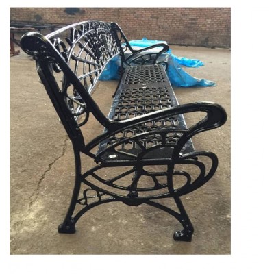 garden design bench and chair for cast iron legs