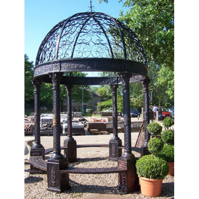 Decorative Cast Iron Gazebo / Ornamental Iron Gazebo