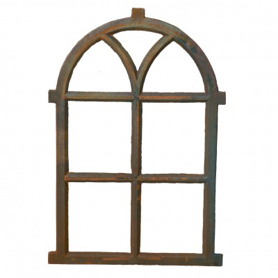 Cast iron outdoor window frames