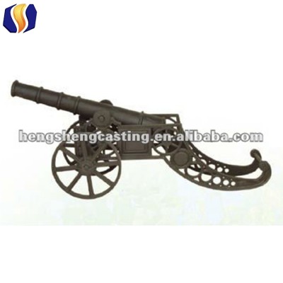 antique model cast iron cannon