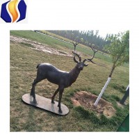 Cast Iron Garden Deer Statue