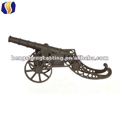 ornamental cast iron cannon